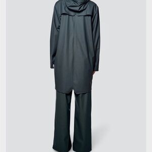 RAINS long unisex coat M/L Steel blue - completely waterproof - amazing deal!